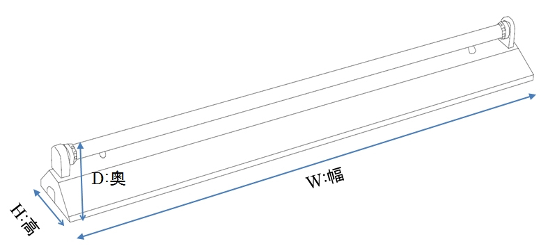 測定可能な器具の大きさ